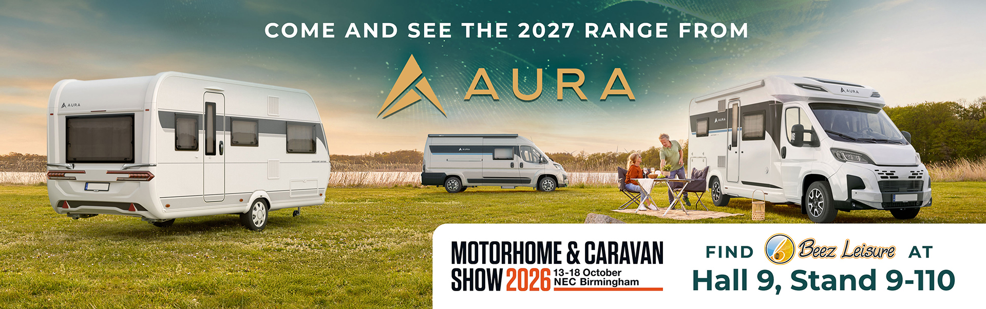 Beez Leisure, Aura caravans and motorhomes 2027